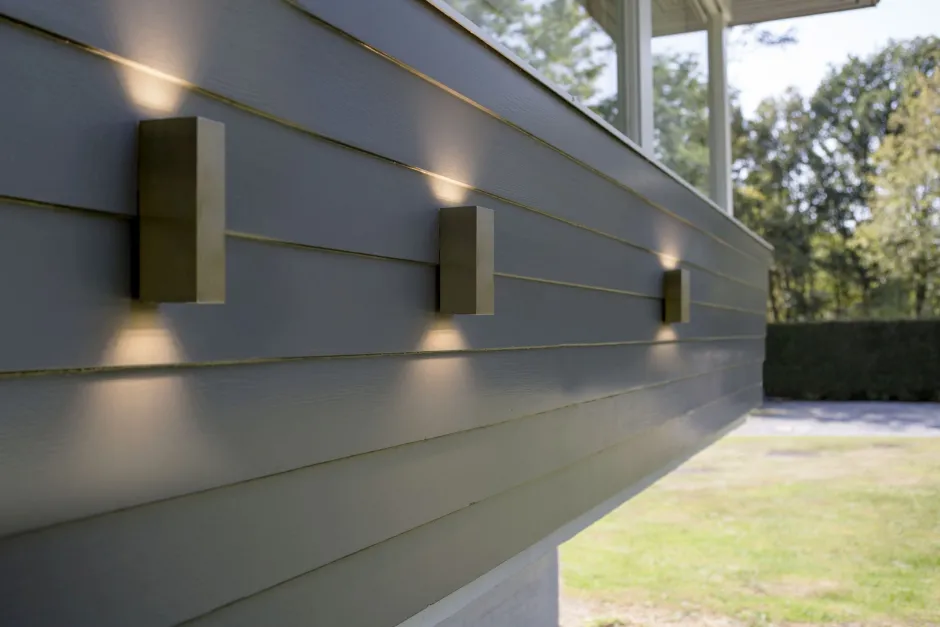 Led Außenleuchten|Moderne Außenleuchten*Eco-Light LED Außenlampe Up Down H:16,2 cm IP44 3000 K in Nickel