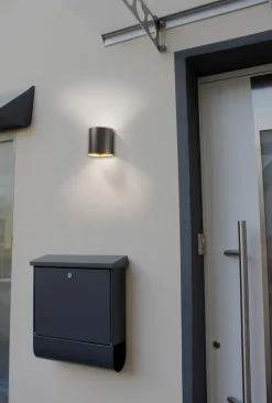 Eco-Light LED Außenlampe Wand Aluminium IP44 8 W 650 lm Anthrazit< Metall Lampen|Led Außenleuchten