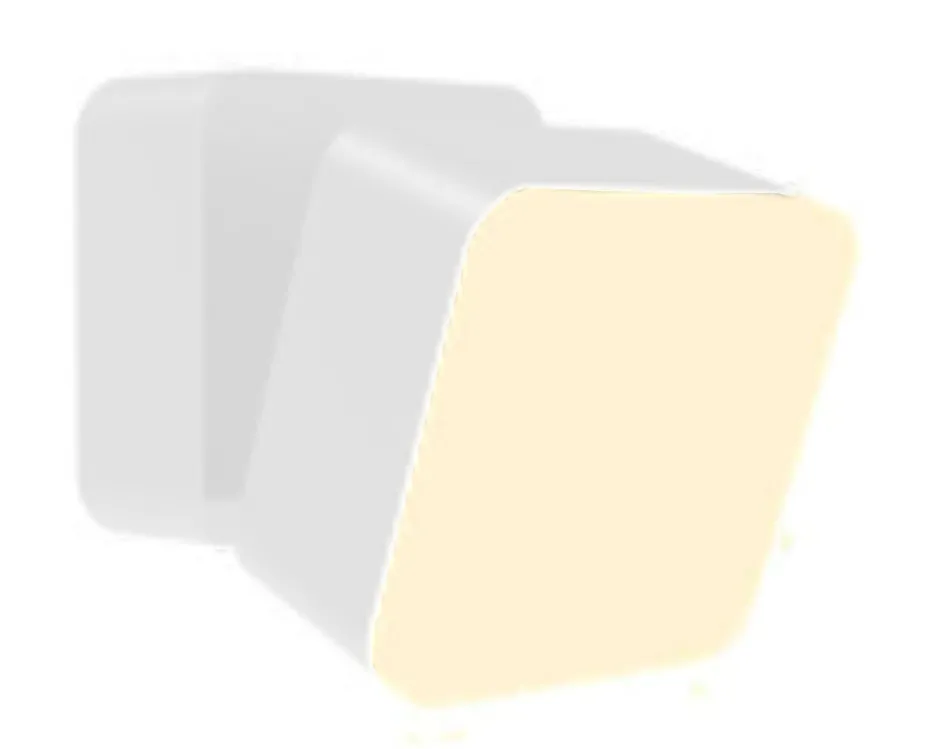 Metall Lampen|Led Außenleuchten*Easylight LED Außenlampe Wand Aluminium IP44 750 lm Weiß eckig