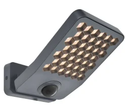 Eco-Light LED Außenlampe Wand Bewegungssensor IP54 schwenkbar< Metall Lampen|Led Außenleuchten