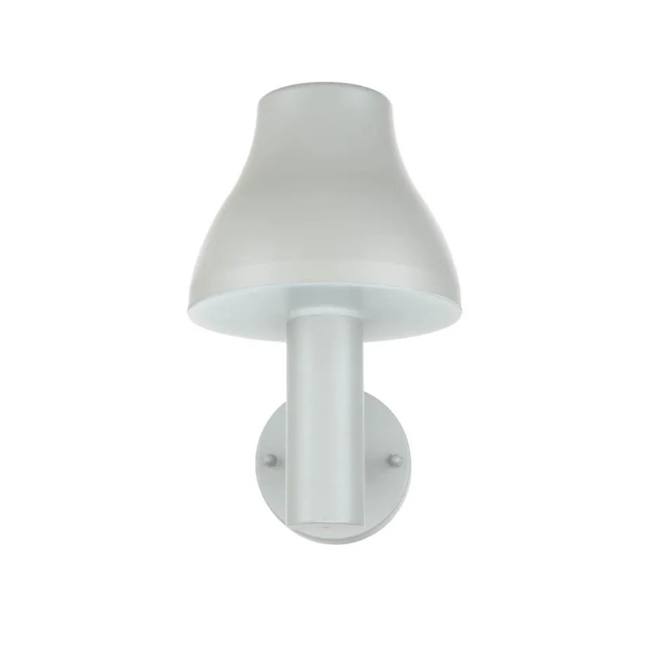 Außenwandleuchten|Moderne Lampen*WOFI LED Außenlampe Wand in Silber IP44 680 lm 3000 K