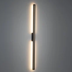 Metall Lampen|Feuchtraumleuchten*TK Lighting LED Außenlampe Wand Metall Grau IP65 H:121 cm indirekt
