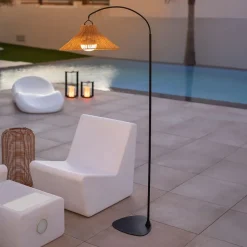 Metall Lampen|Wegeleuchten*Newgarden LED Außenleuchte Akku 2700 K 2-in-1 Wand Steh