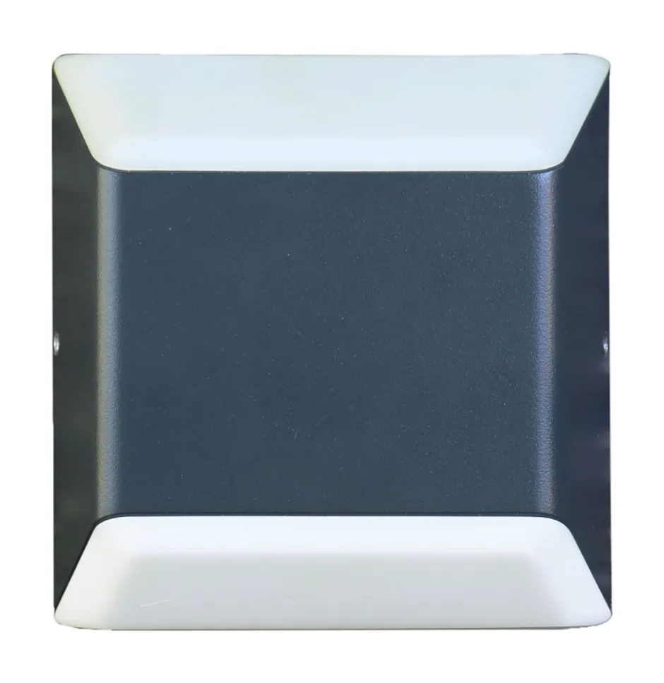 Metall Lampen|Led Außenleuchten*Eco-Light LED Außenleuchte Aluminium IP54 H:12,4 cm 7 W Up Down