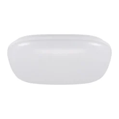 Strühm LED Außenleuchte Decke IP65 klein 28 cm breit Weiß< Badezimmer Lampe|Feuchtraumleuchten