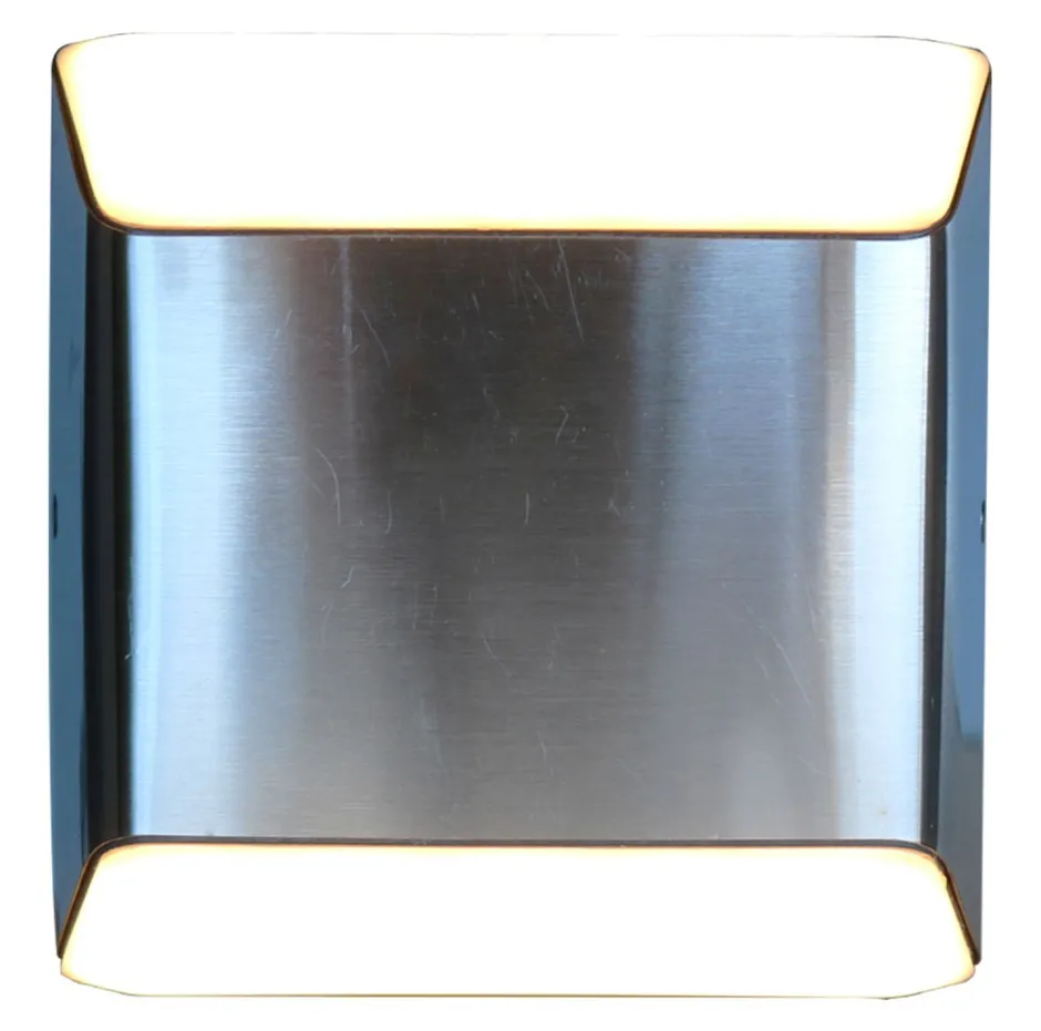 Eco-Light LED Außenleuchte Edelstahl IP54 H:12,4 cm 7 W Up Down< Metall Lampen|Led Außenleuchten