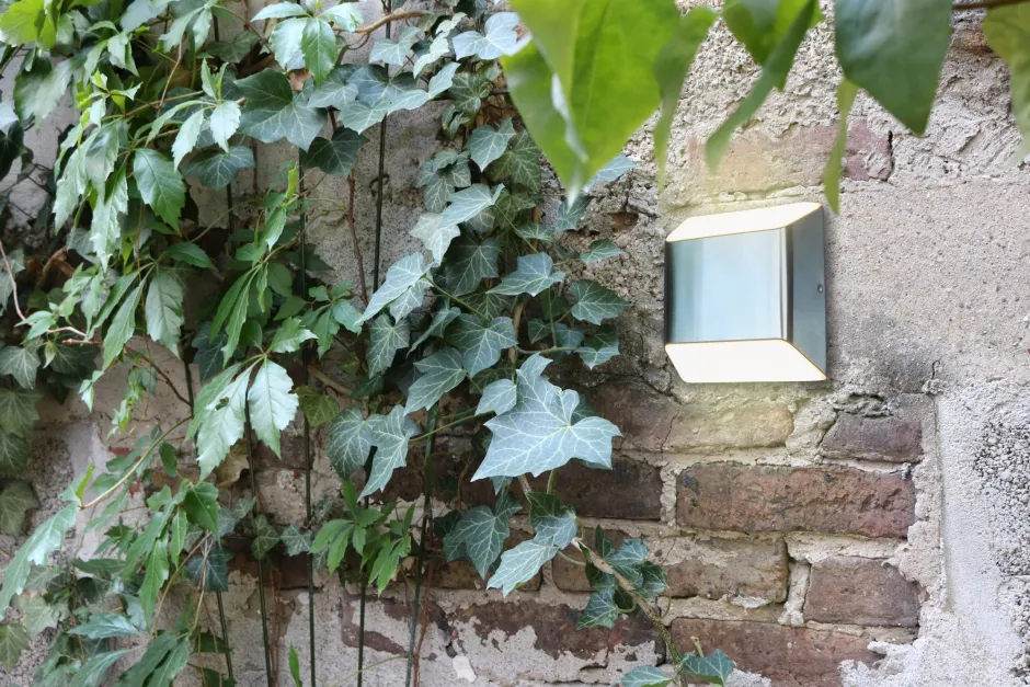 Eco-Light LED Außenleuchte Edelstahl IP54 H:12,4 cm 7 W Up Down< Metall Lampen|Led Außenleuchten