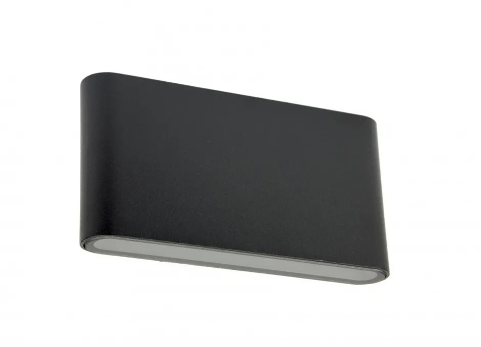 SU-MA LED Außenleuchte flach Schwarz IP54 Up Down 3000K< Außenwandleuchten|Moderne Außenleuchten