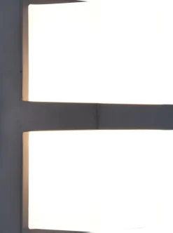 Metall Lampen|Led Außenleuchten*Eco-Light LED Außenleuchte Wand Aluminium Anthrazit IP54 3000 K