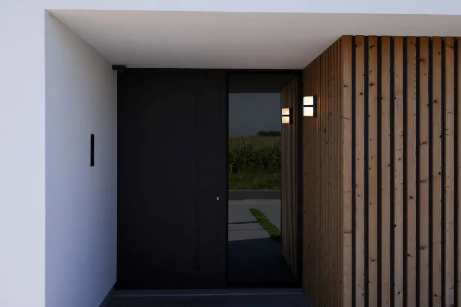 Metall Lampen|Led Außenleuchten*Eco-Light LED Außenleuchte Wand Aluminium Anthrazit IP54 3000 K