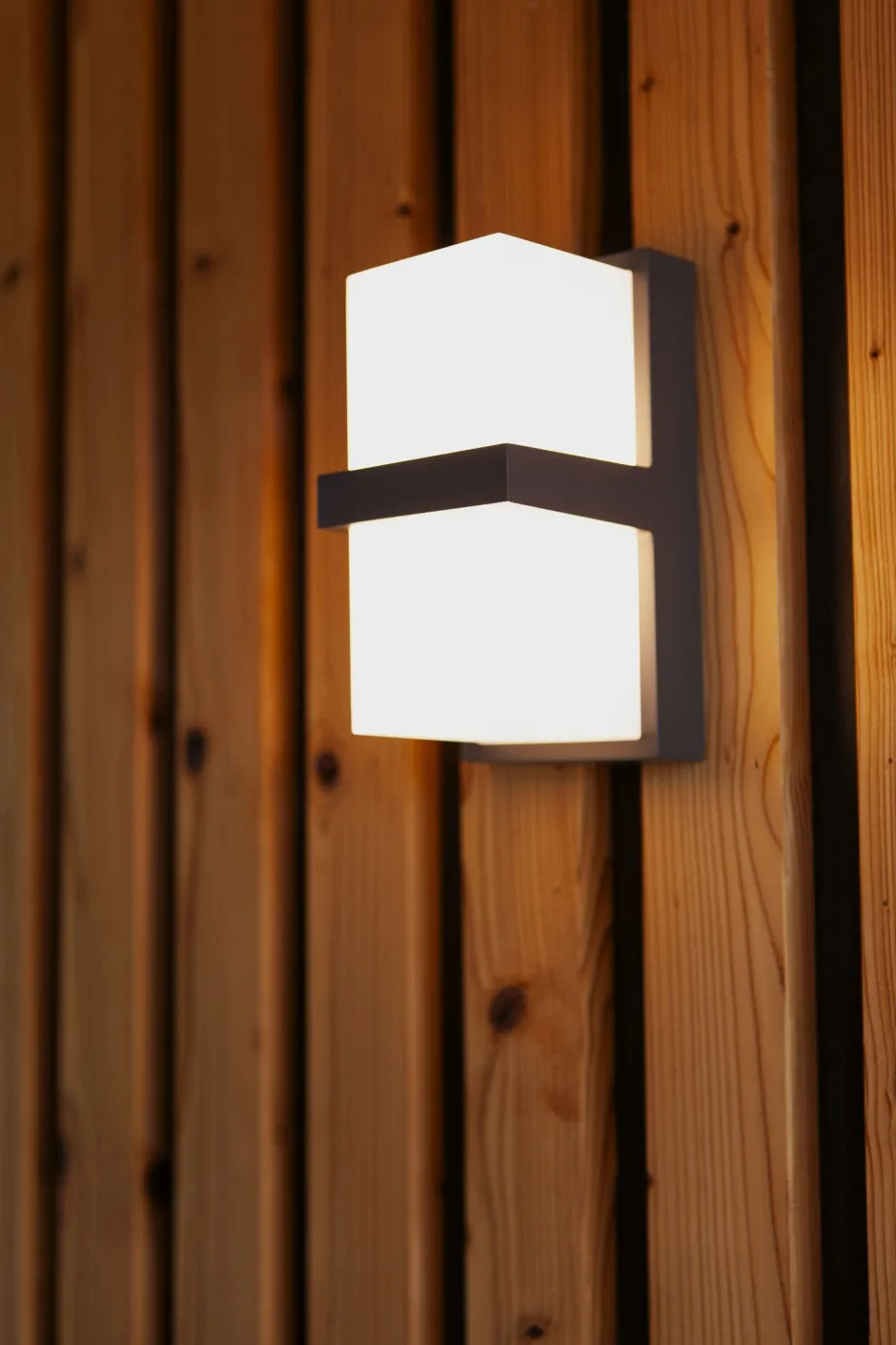 Metall Lampen|Led Außenleuchten*Eco-Light LED Außenleuchte Wand Aluminium Anthrazit IP54 3000 K