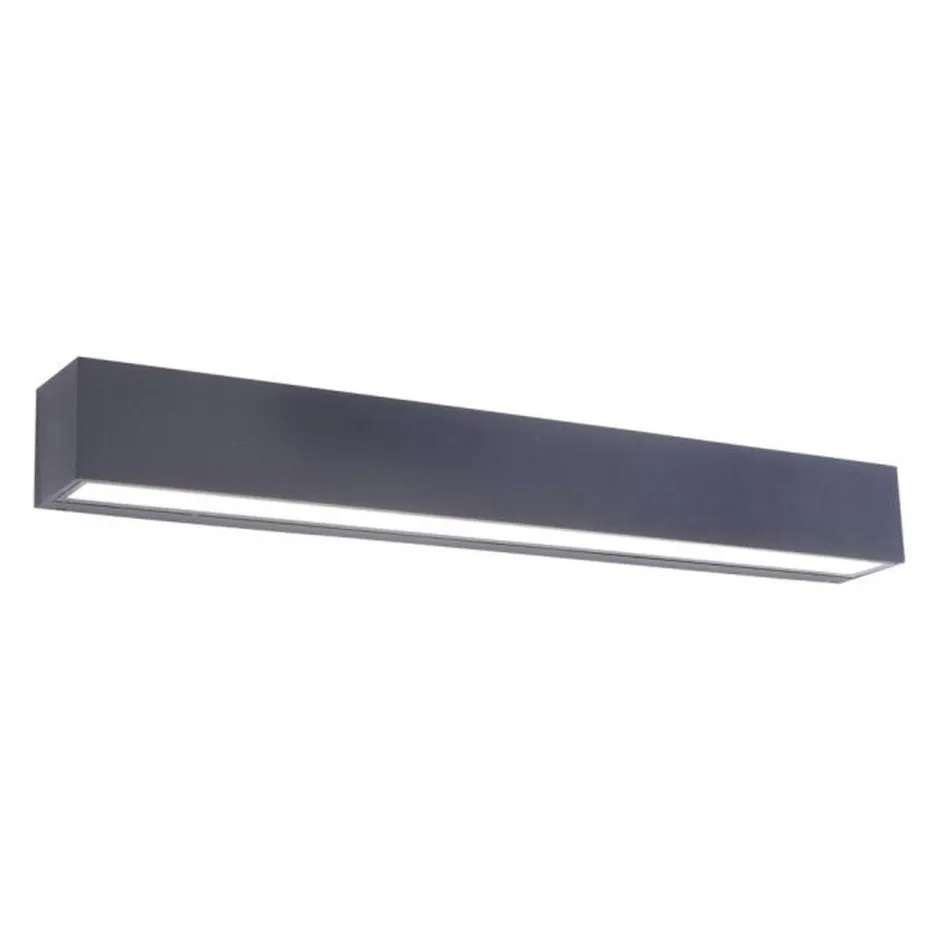 Paul Neuhaus LED Außenleuchte Wand Aluminium B:50 cm IP65 Up & Down< Feuchtraumleuchten|Badezimmer Lampe