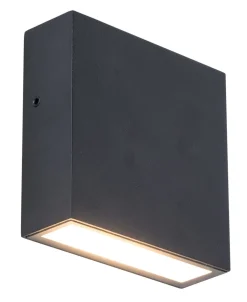 Metall Lampen|Led Außenleuchten*Eco-Light LED Außenleuchte Wand Schwarz IP54 10 W 3000 K Up Down