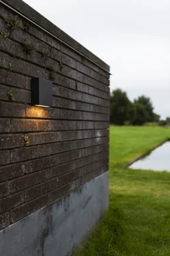 Metall Lampen|Led Außenleuchten*Eco-Light LED Außenleuchte Wand Schwarz IP54 10 W 3000 K Up Down