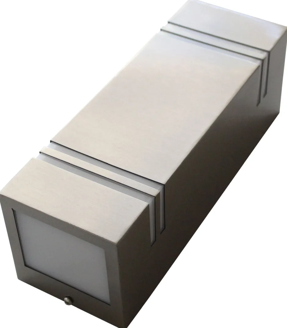 Metall Lampen|Led Außenleuchten*Eco-Light LED Außenleuchte Wand Up Down Edelstahl IP54 3000 K