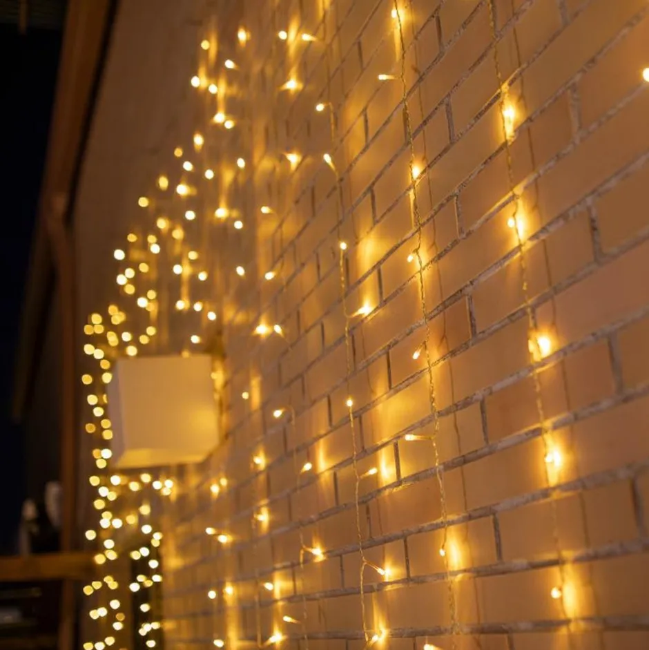 Außenlichterketten|Dekolampen Außen*Newgarden LED Außenlichterkette IP44 6 x 3 m 2700 K Stecker Kabel