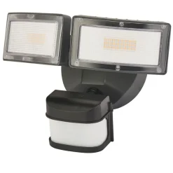 Metall Lampen|Feuchtraumleuchten*SU-MA LED Außenstrahler mit Bewegungsmelder IP54 3000lm