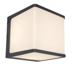 Metall Lampen|Led Außenleuchten*Eco-Light LED Außenwandlampe Anthrazit Aluminium IP54 3000 K 19 W