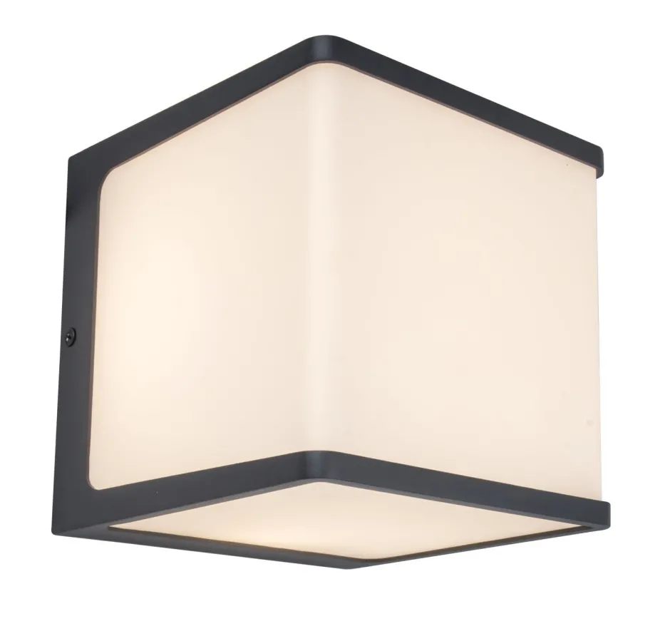 Metall Lampen|Led Außenleuchten*Eco-Light LED Außenwandlampe Anthrazit Aluminium IP54 3000 K 19 W