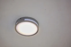 Metall Lampen|Led Außenleuchten*Eco-Light LED Außenwandlampe Anthrazit Ø18,3 cm rund IP54 3000 K