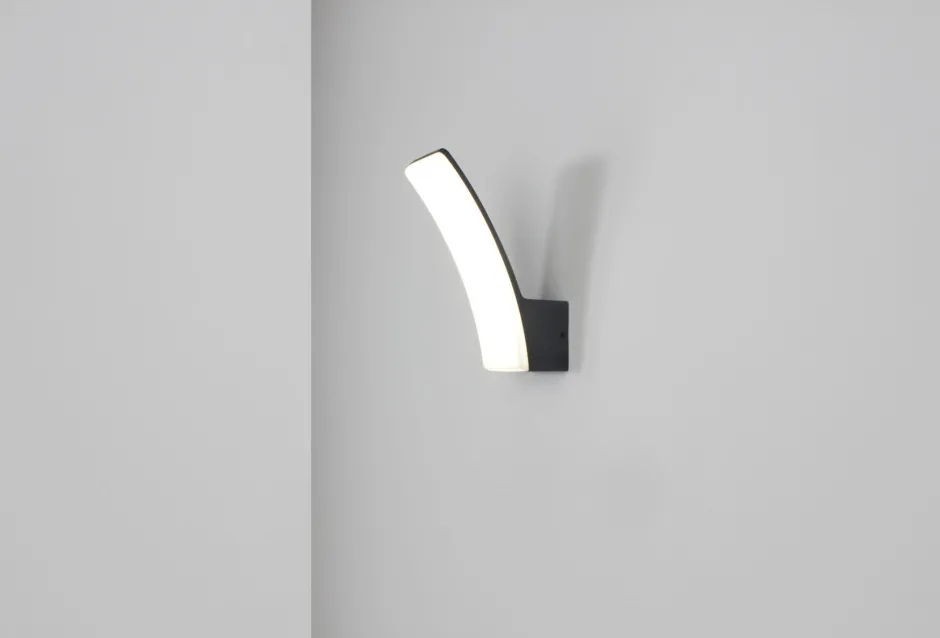 Eco-Light LED Außenwandlampe blendarm H:20,4 cm IP44 Anthrazit< Led Außenleuchten|Moderne Außenleuchten