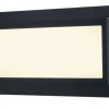 Metall Lampen|Led Außenleuchten*Eco-Light LED Außenwandlampe Schwarz B:32 cm 3000 K IP54 blendarm