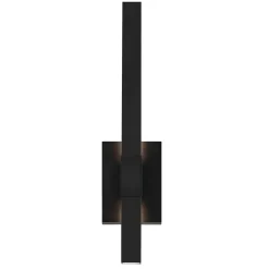 Elstead LED Außenwandleuchte Aluminium H: 56 cm IP44 Schwarz indirekt< Metall Lampen|Messinglampen