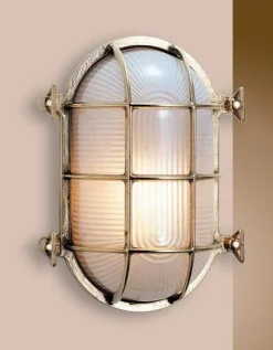 Laura Suardi LED Außenwandleuchte Messing IP54 Haustür Maritim< Außenwandleuchten|Lampen Aus Aller Welt