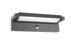 Außenwandleuchten|Außenleuchten Mit Bewegungsmelder*SU-MA LED Außenwandleuchte mit Bewegungssensor Aluminium Glas