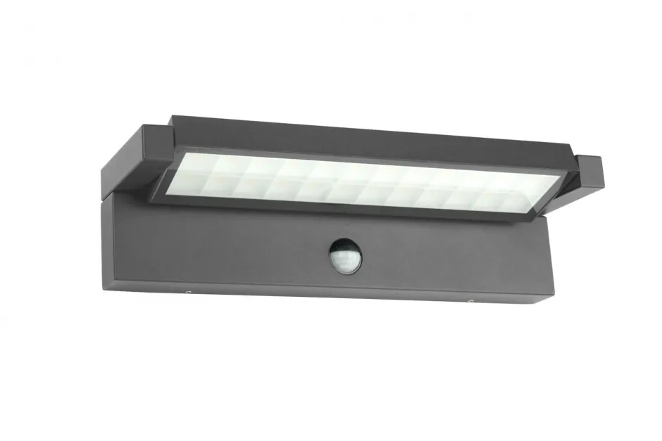 Außenwandleuchten|Außenleuchten Mit Bewegungsmelder*SU-MA LED Außenwandleuchte mit Bewegungssensor Aluminium Glas