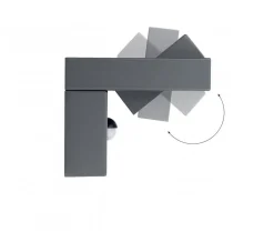 Außenwandleuchten|Außenleuchten Mit Bewegungsmelder*SU-MA LED Außenwandleuchte mit Bewegungssensor Aluminium Glas