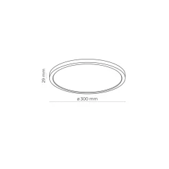 Deckenleuchten|Led Lampen*TK Lighting LED Badezimmerleuchte dimmbar IP54 Ø 30 cm Farbwechsel Weiß