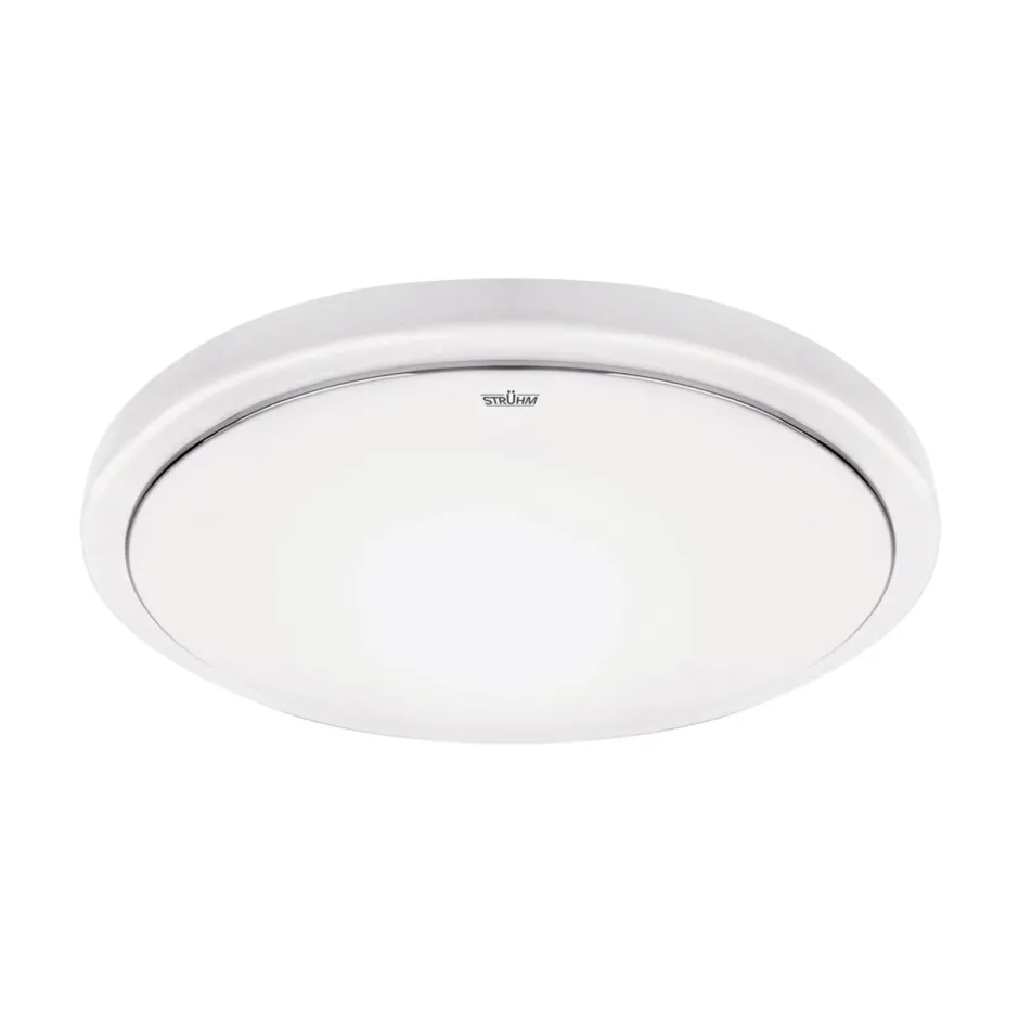 Strühm LED Badlampe Decke IP44 D: 26 cm rund Weiß 4100 K 1840 lm< Deckenleuchten|Led Lampen