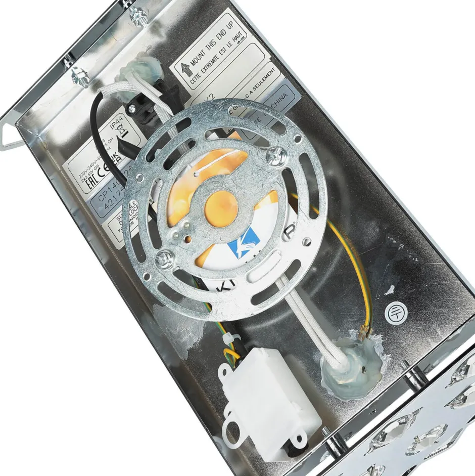 Kristalllampen|Designerlampen*Elstead LED Badlampe Kristall Glas IP44 modernes Design