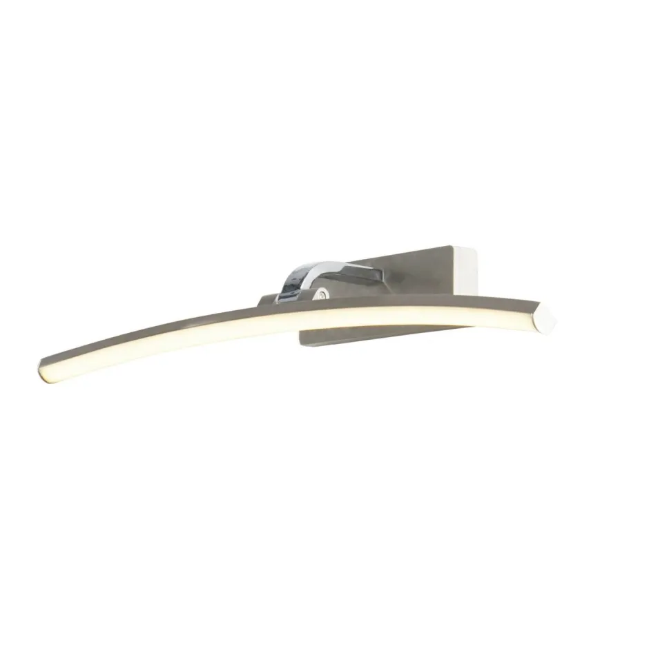 Led Lampen|Wandleuchten*Searchlight LED Bilderlampe in Silber Metall 3000 K 511 lm Modern