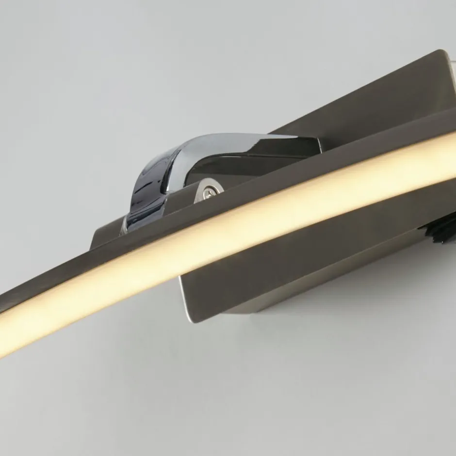 Led Lampen|Wandleuchten*Searchlight LED Bilderlampe in Silber Metall 3000 K 511 lm Modern