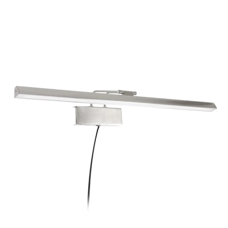Led Lampen|Wandleuchten*Steinhauer LED Bilderleuchte dimmbar in Stahl B:60 cm 9 W flexibel