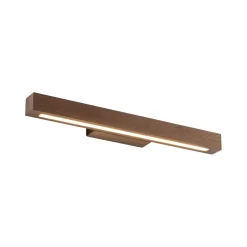 TK Lighting LED Bilderleuchte Holz 46 cm lang warmweiß 3000 K 988 lm< Led Lampen|Wandleuchten