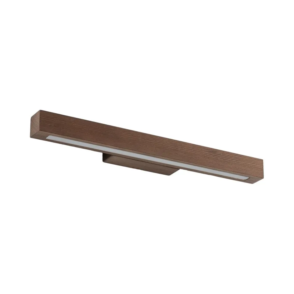 TK Lighting LED Bilderleuchte Holz 46 cm lang warmweiß 3000 K 988 lm< Led Lampen|Wandleuchten