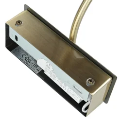 Jugendstil Lampen|Küchenlampen*Nowodvorski LED Bilderleuchte in Messing Antik 12W Jugendstil