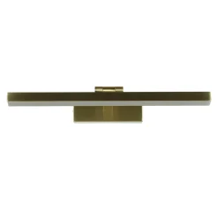 Searchlight LED Bilderleuchte mit Schalter in Messing 3000 K B: 39 cm< Wohnzimmerlampen|Metall Lampen