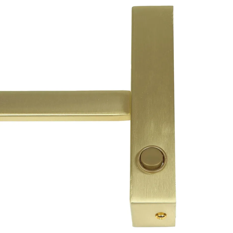 Searchlight LED Bilderleuchte mit Schalter in Messing 3000 K B: 39 cm< Wohnzimmerlampen|Metall Lampen