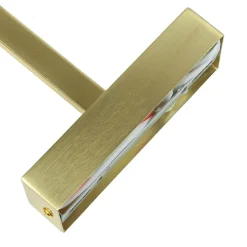 Searchlight LED Bilderleuchte mit Schalter in Messing 3000 K B: 39 cm< Wohnzimmerlampen|Metall Lampen