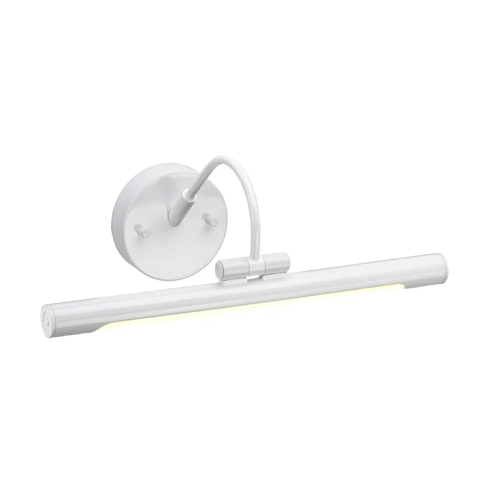 Elstead LED Bilderleuchte Weiß GAMBAR verstellbarer Arm< Led Lampen|Wandleuchten