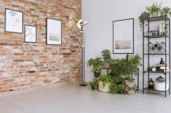 Searchlight LED Deckenfluter Dimmbar 210 cm hoch Lesearm Schwarz< Led Lampen|Bürolampen