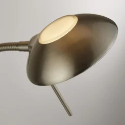 Led Lampen|Wohnzimmerlampen*Searchlight LED Deckenfluter Lesearm USB-Ladestation 177 cm 3000 K