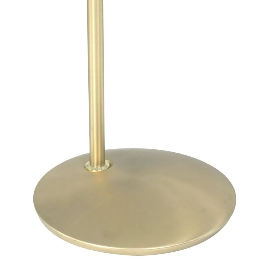 Steinhauer LED Deckenfluter mit Lesearm in Messing 185 cm dimmbar< Led Lampen|Stehlampen