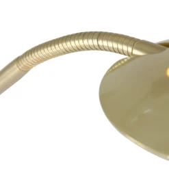 Steinhauer LED Deckenfluter mit Lesearm in Messing 185 cm dimmbar< Led Lampen|Stehlampen