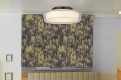 Deckenleuchten|Led Lampen*Searchlight LED Deckenlampe Ø 30 cm IP44 Bad Schwarz matt Weiß