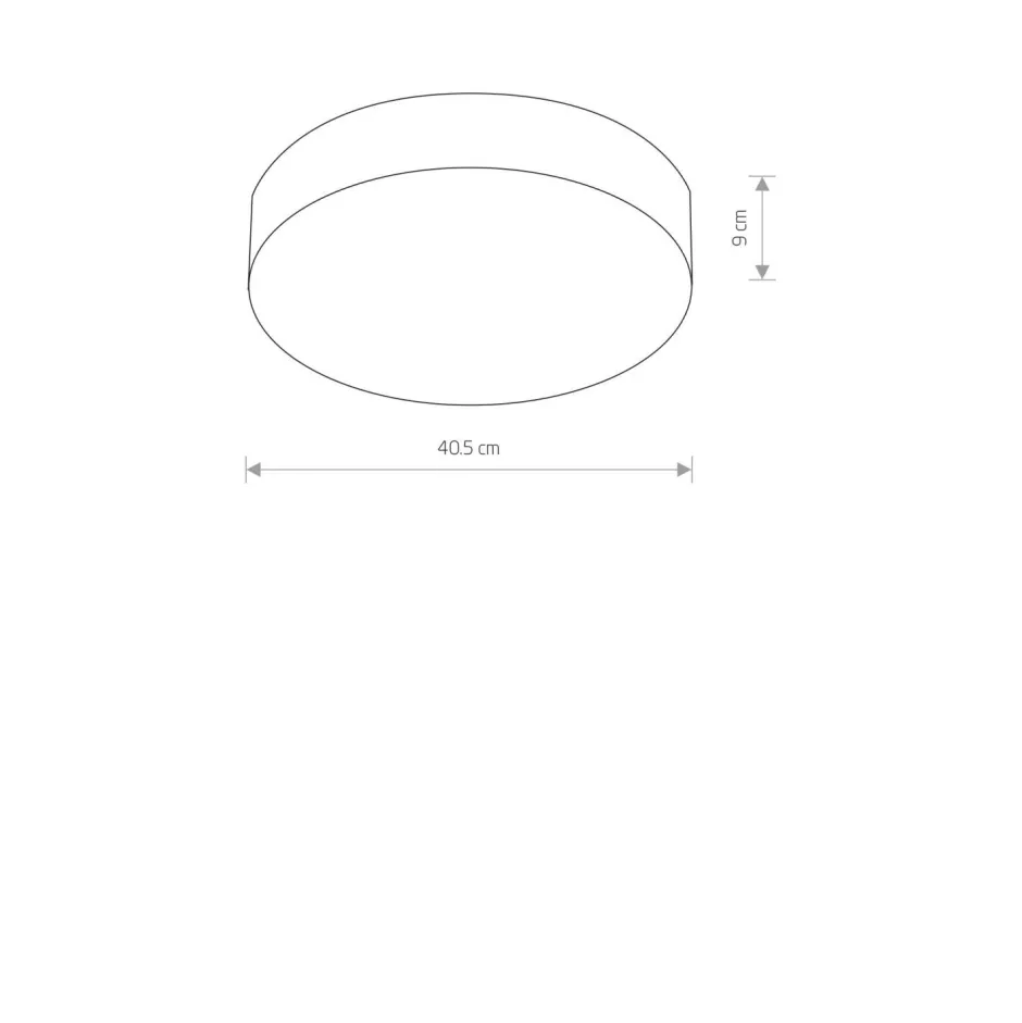 Deckenleuchten|Led Lampen*Nowodvorski LED Deckenlampe Ø 40,5 cm rund Graphit